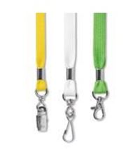 LANYARD TUBOLARE CON MORSETTO IN METALLO